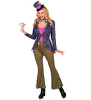 Crazy Hatter  Jacket, Jumpsuit, Bow Tie, Hat 