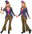 Crazy Hatter  Jacket, Jumpsuit, Bow Tie, Hat 