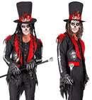Dia De Los Muertos  Jacket With Vest, Hat 