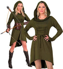 Medieval Gothic  Hooded Dress 