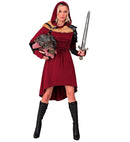 Medieval Gothic  Hooded Dress 