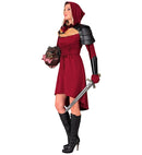 Medieval Gothic  Hooded Dress 