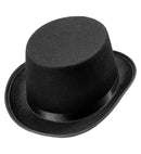 Black Top Hat Felt 11 Cm - Child Size