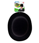 Black Top Hat Felt 11 Cm - Child Size