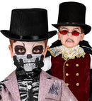 Black Top Hat Felt 11 Cm - Child Size