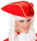 Red Tricorns Felt