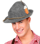 Bavarian Hat With Beer Mug & Feathers Deluxe Soft Felt