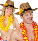 Straw Farmer Hat With Sunflower