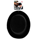 Black Top Hat Velvet 13 Cm