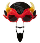 Devil Glasses With Moustache & Goatee Beard