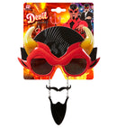 Devil Glasses With Moustache & Goatee Beard