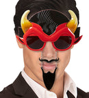 Devil Glasses With Moustache & Goatee Beard