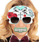 Dia De Los Muertos Skull Glasses With Teeth