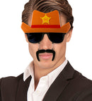 Cowboy Glasses With Moustache