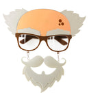 Old Man Glasses With Moustache & Goatee Beard