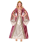 Medieval Princess  Dress With Petticoat, Crown 