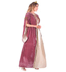 Medieval Princess  Dress With Petticoat, Crown 