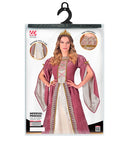 Medieval Princess  Dress With Petticoat, Crown 