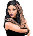 Black Spiderweb Gloves