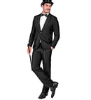 Black Party Fashion Suit  Jacket, Pants 