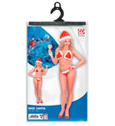 Christmas Bikini Velvet & Plush  Hat, Bra, Thong 