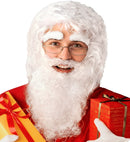 Santa Claus Wig With Beard & Moustache, Eyebrows In Polybag