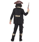 Pirate Captain  Coat, Shirt, Pants, Belt, Sword Sash With Buckle, Hat, Boot Covers 