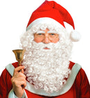 Santa Claus Hat With Hair, Beard & Eyebrows In Polybag
