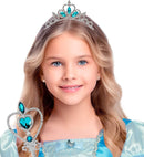 Tiara Strass With Blue Gemstones Child Size