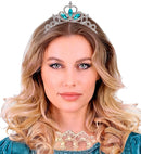 Tiara Strass With Blue Gemstones Child Size