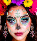 Face Jewels Dia De Los Muertos Diamond