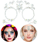 Face Jewels Dia De Los Muertos Diamond