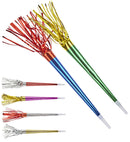 Set Of 2 Sounding Metallic Trumpets Abt. 35 Cm - Colors Ass.