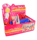 Small Metallic Hat Display Box -Various Styles And Colors Ass.