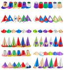 Small Metallic Hat Display Box -Various Styles And Colors Ass.