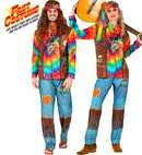 Hippie Fast Costume  Jacket, Pants, Headband 