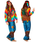 Hippie Fast Costume  Jacket, Pants, Headband 