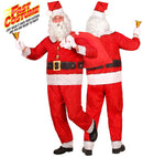 Santa Claus Fast Costume   Jacket, Pants, Hat 