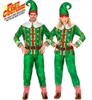 Santa'S Little Helper Elf Fast Costume  Jacket, Pants, Hat 