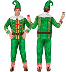 Santa'S Little Helper Elf Fast Costume  Jacket, Pants, Hat 