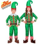 Santa'S Little Helper Elf Fast Costume  Jacket, Pants, Hat 