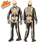 Skeleton Fast Costume  Jacket, Pants, Gloves, Mask 
