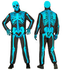 Neon Skeleton Fast Costume  Jacket, Pants, Gloves, Mask 