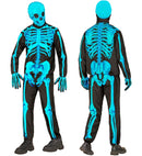 Neon Skeleton Fast Costume  Jacket, Pants, Gloves, Mask 