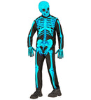 Neon Skeleton Fast Costume  Jacket, Pants, Gloves, Mask 