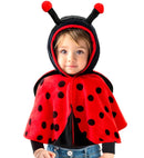 Plush Ladybug  Hooded Poncho 