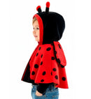 Plush Ladybug  Hooded Poncho 