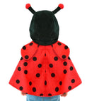 Plush Ladybug  Hooded Poncho 