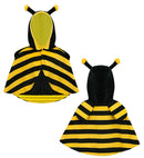 Plush Bee  Hooded Poncho 