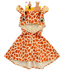 Plush Giraffe  Hooded Poncho 